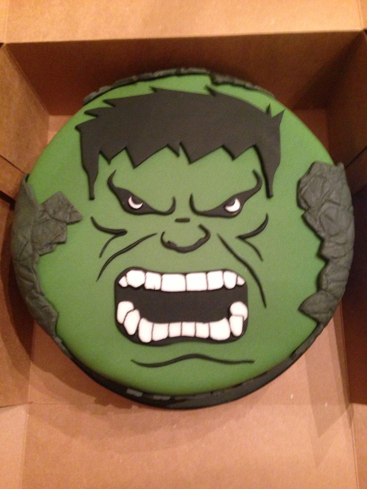 Incredible Hulk Cake