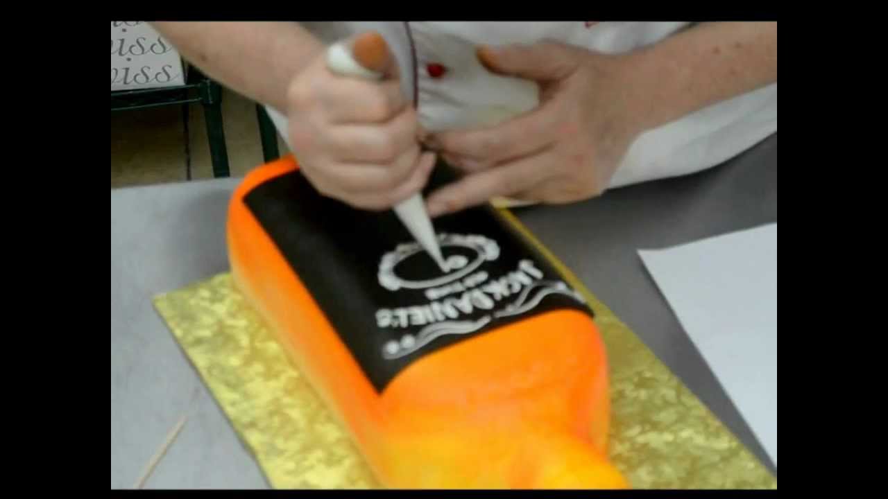 Jack Daniel's Bottle Cake