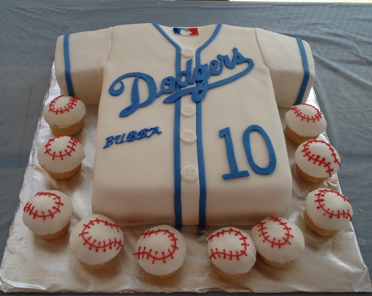 LA Dodgers Cake Decorations