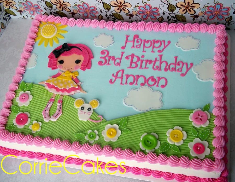 Lalaloopsy Sheet Cake