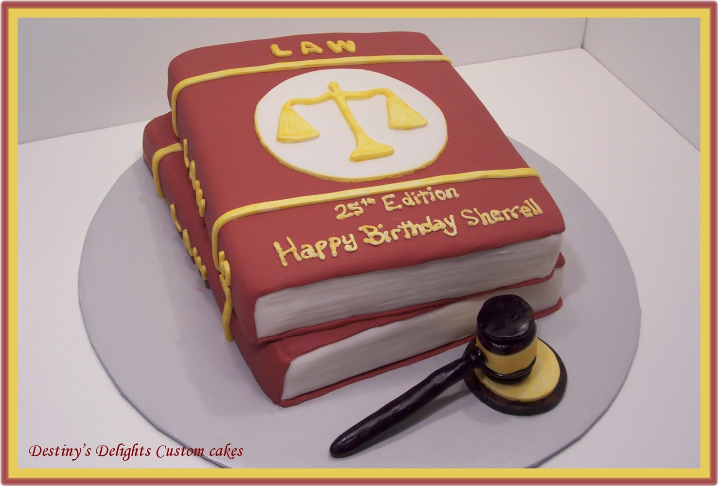 Law School Graduation Cake