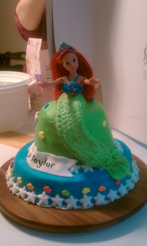 Little Mermaid Birthday Cake