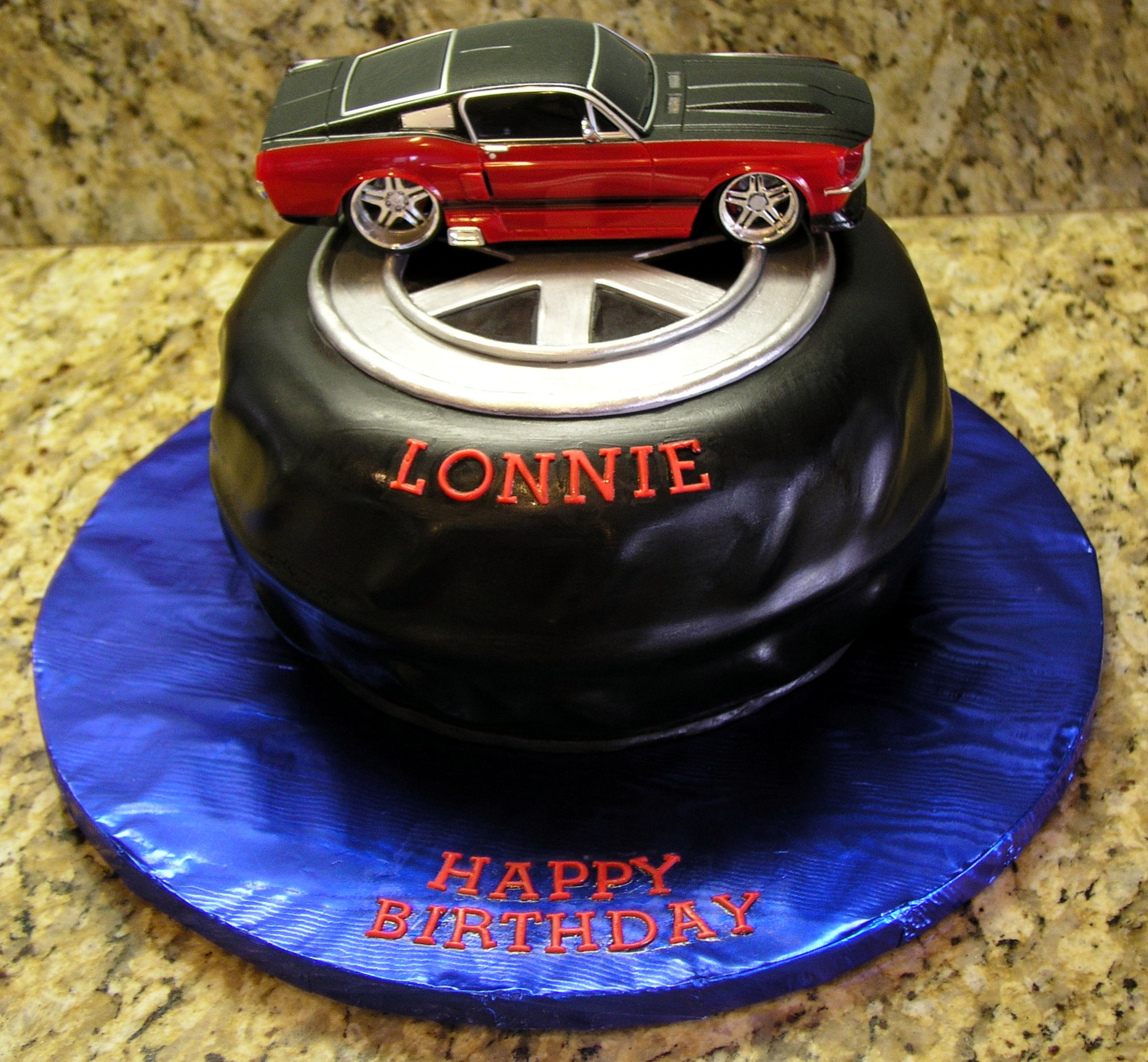 Muscle Car Birthday Cake