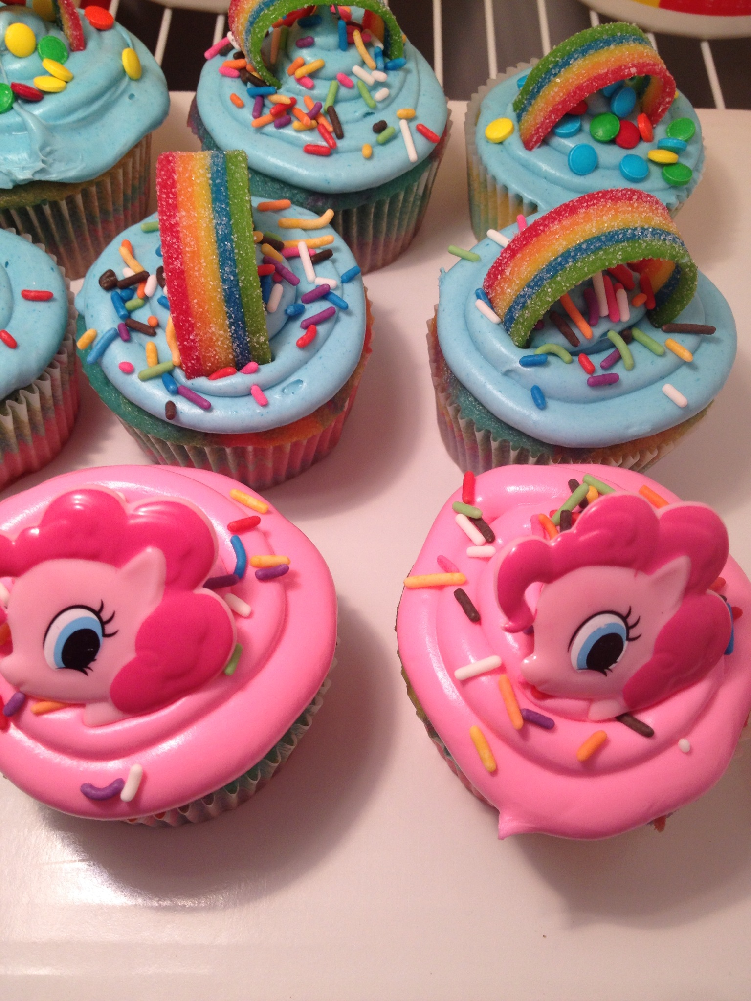 My Little Pony Birthday Cupcakes