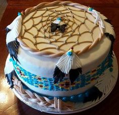 Native American Birthday Cake