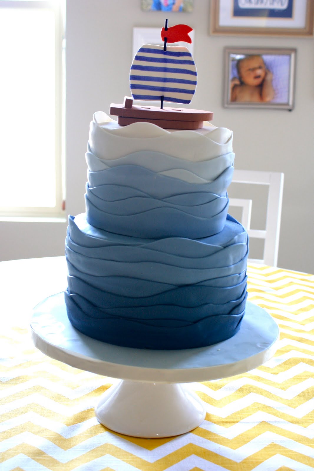 Nautical Birthday Party Cake