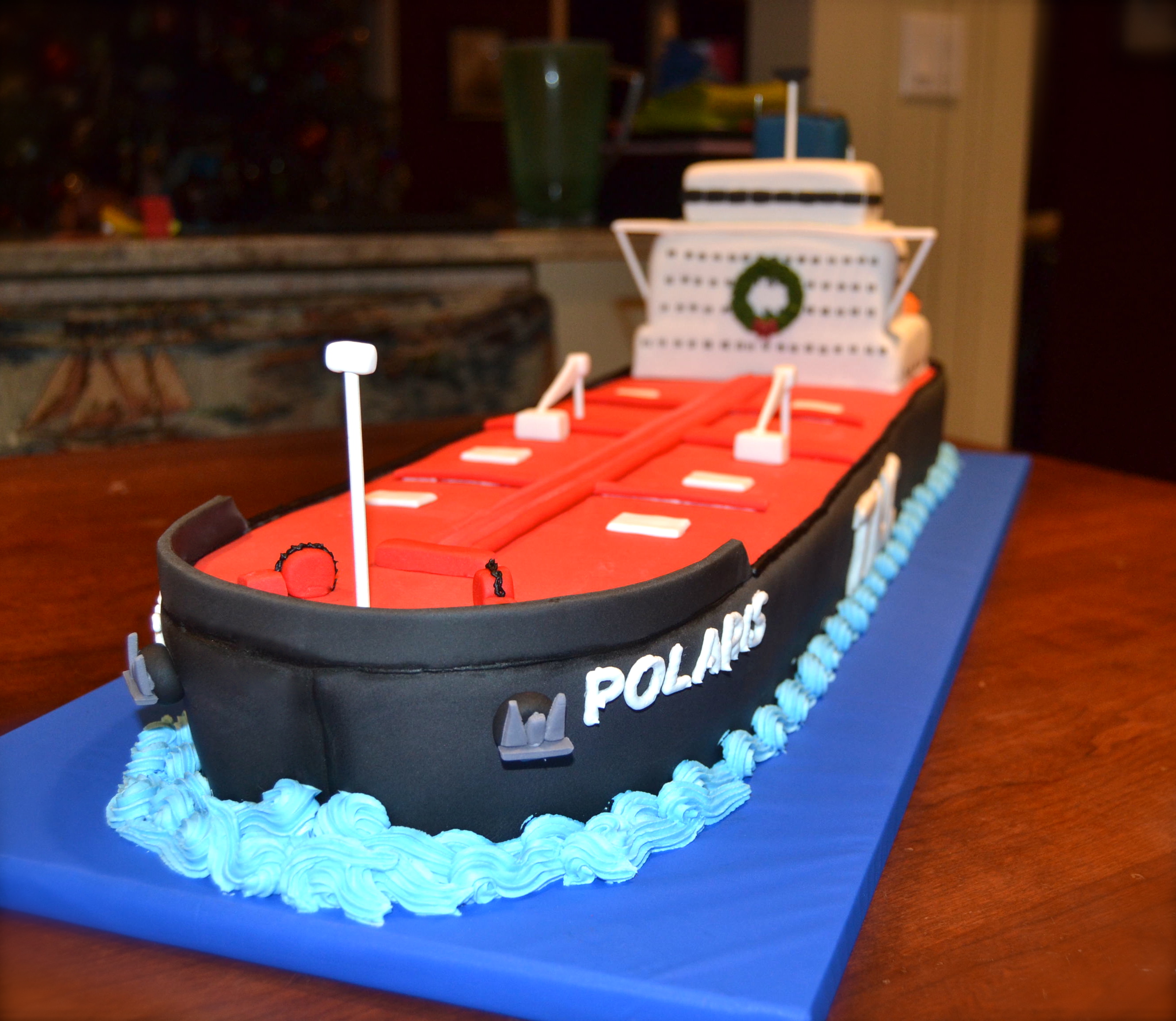 Navy Ship Birthday Cake