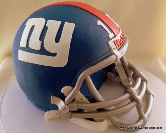 New York Giants Helmet Cake