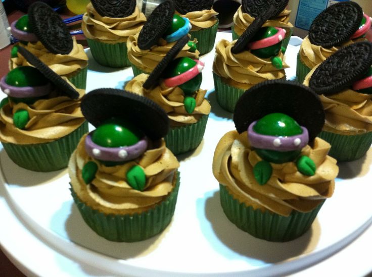 Ninja Turtle Cupcakes