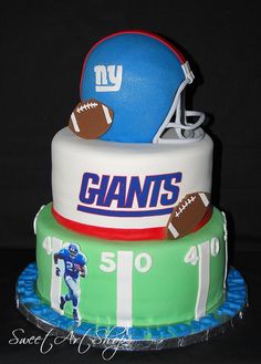 NY Giants Cake