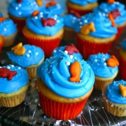 One Fish Two Fish Cupcakes