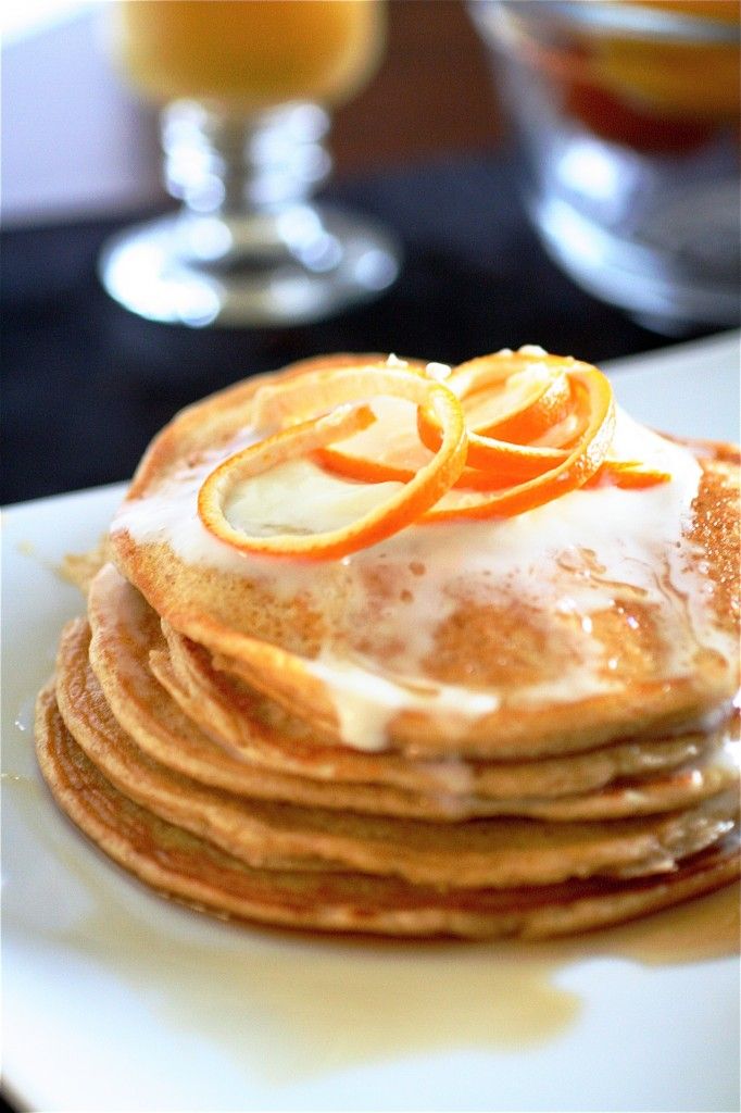 Orange Cloud Pancakes