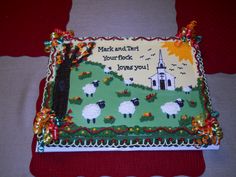 8 Photos of Birthday Sheet Cakes For Pastors