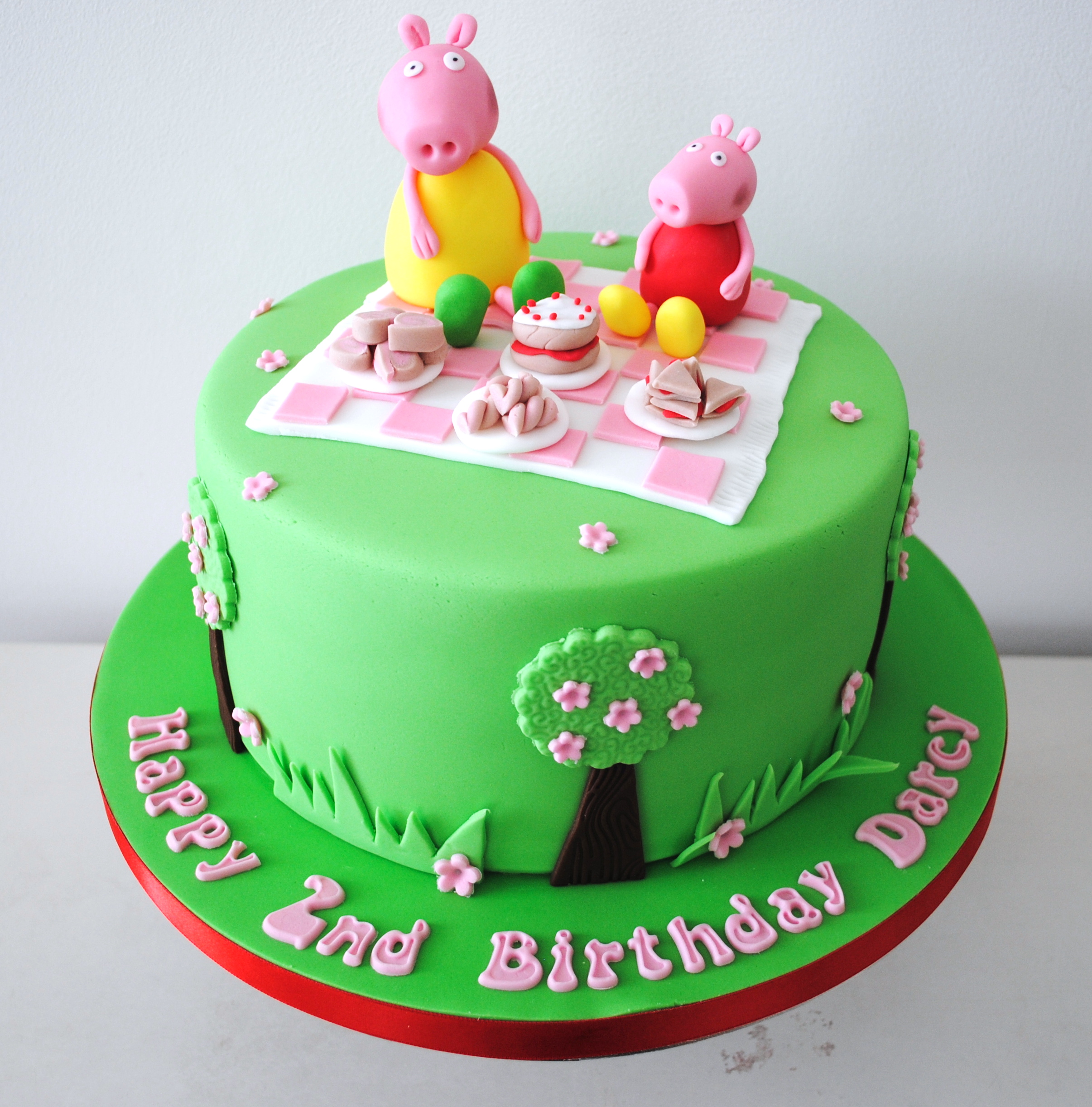 Peppa Pig Birthday Cake