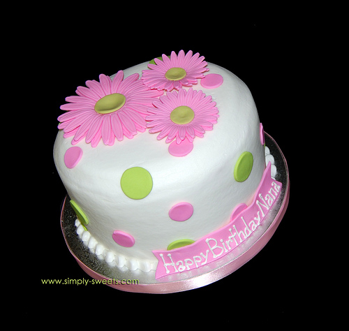 Pink Birthday Cake Designs