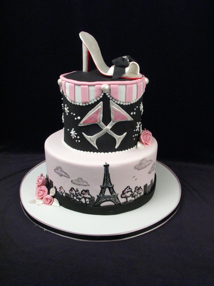 Pink Heel Shoe Birthday Cakes Woman