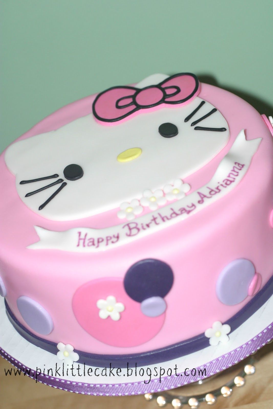 Pink Hello Kitty Birthday Cakes for Little Girls