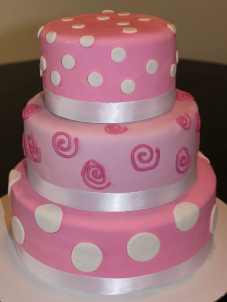 Pink Polka Dot Cake