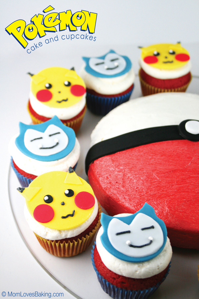 Pokemon Cake and Cupcakes