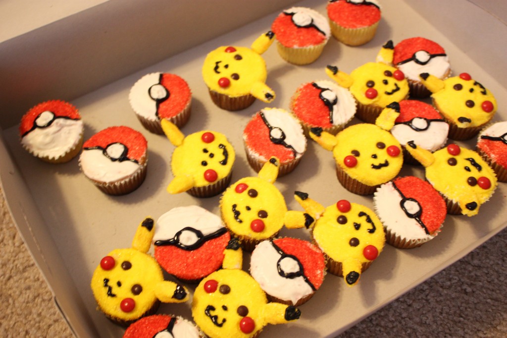 Pokemon Pikachu Cupcake Cake