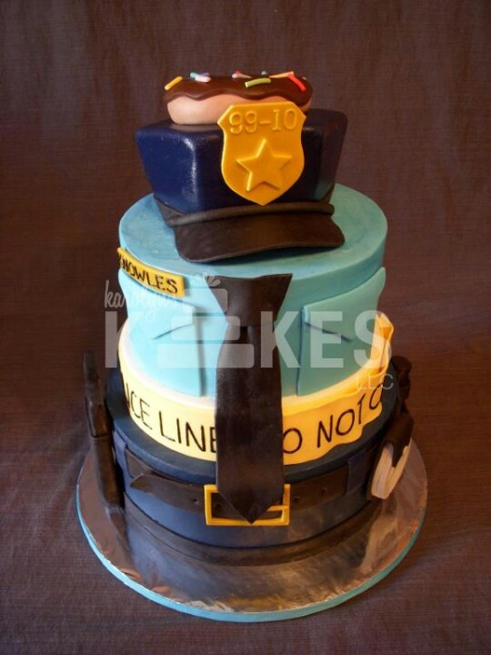 Police Officer Retirement Cake Ideas