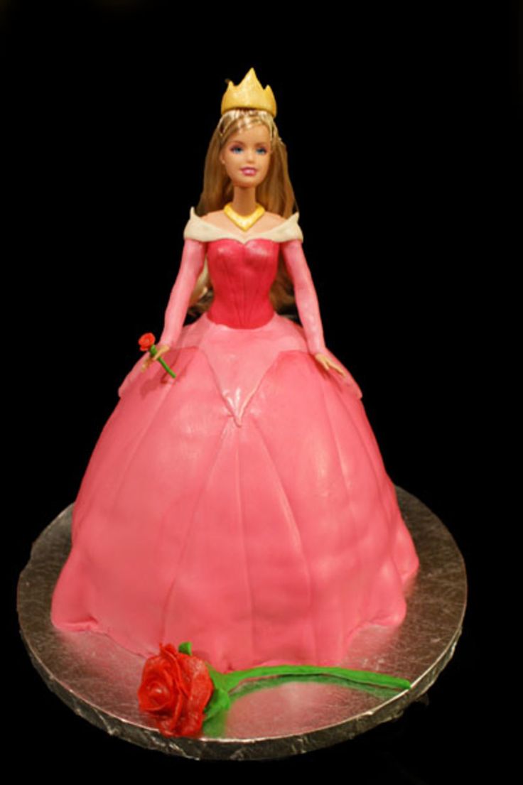 Princess Aurora Doll Cake