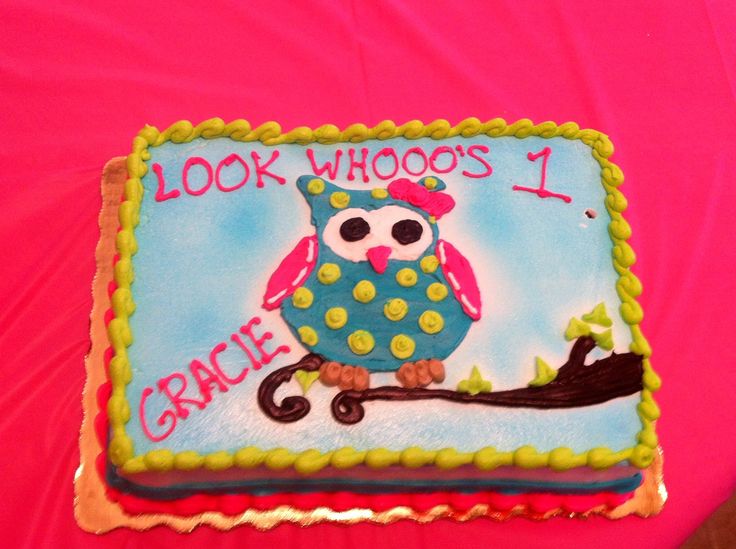 11 Photos of Owl Birthday Cakes Publix