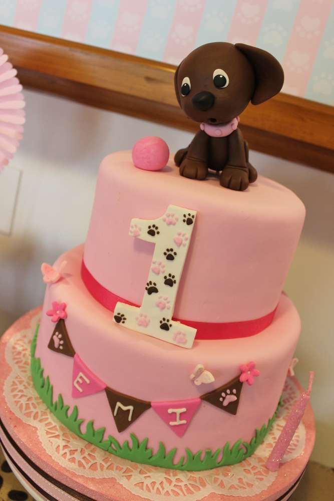 Puppy Dog Birthday Cake Ideas for Girls