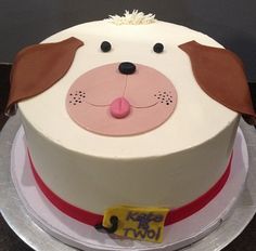 Puppy Dog Birthday Cake