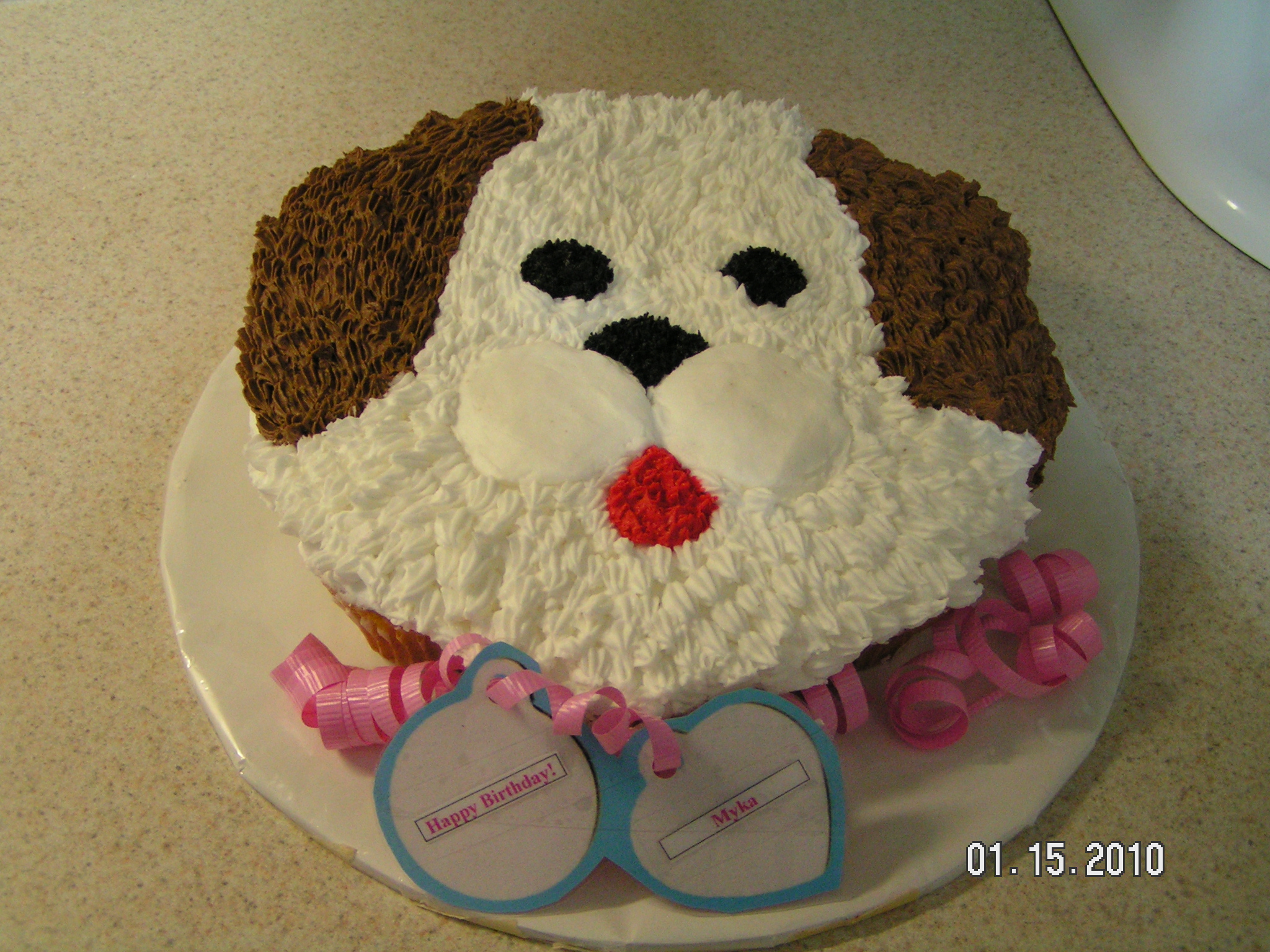 Puppy Dog Birthday Cake