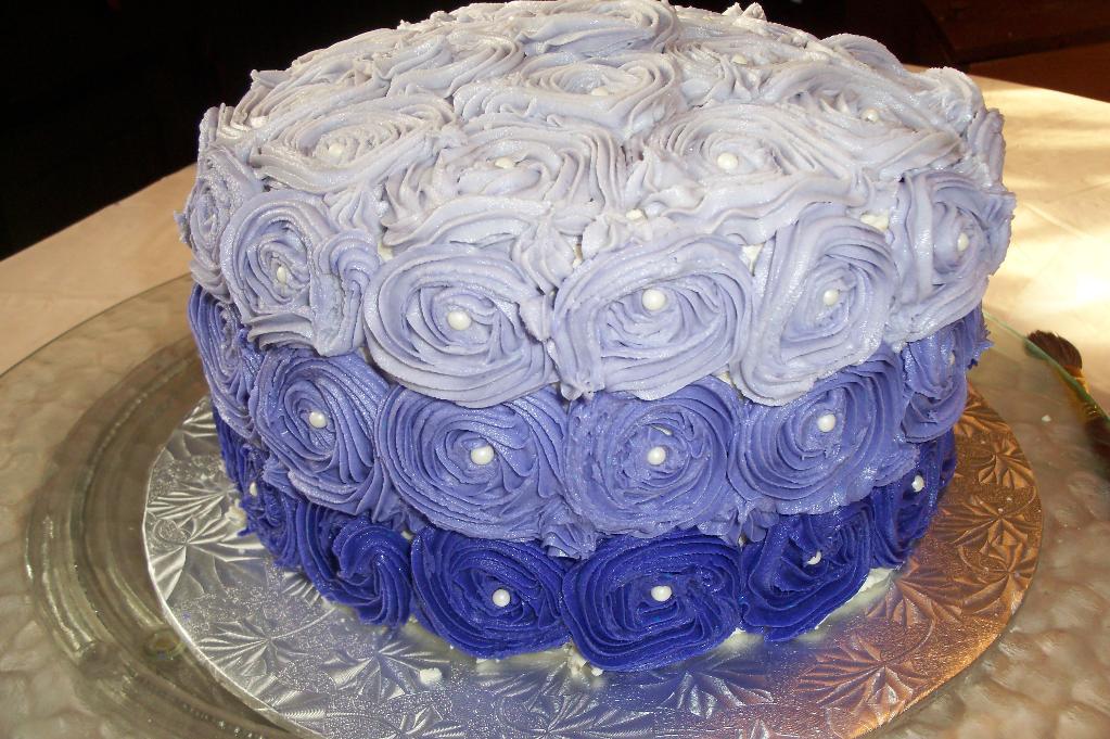 Purple Rose Cake