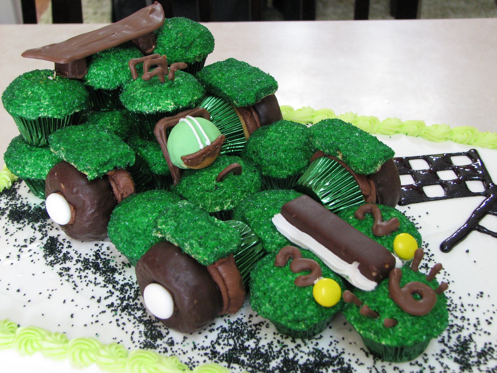 Race Car Cupcake Cake