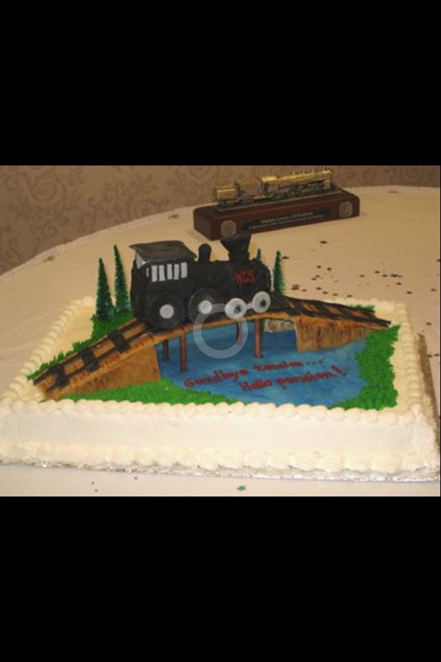 Railroad Retirement Cake Ideas