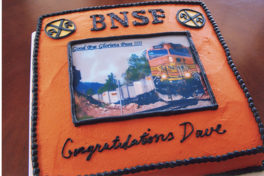 Railroad Retirement Cake