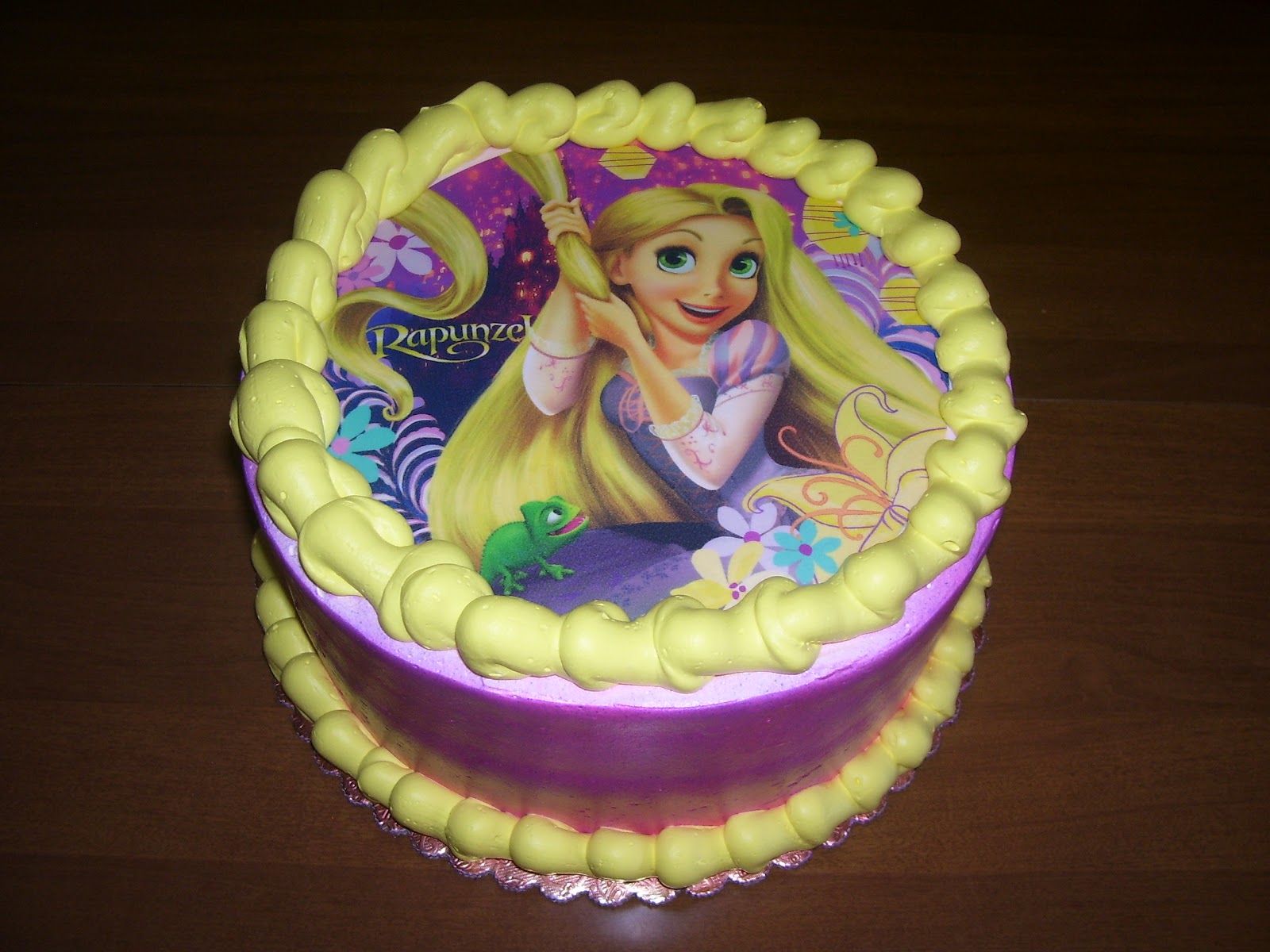 Rapunzel Birthday Cake