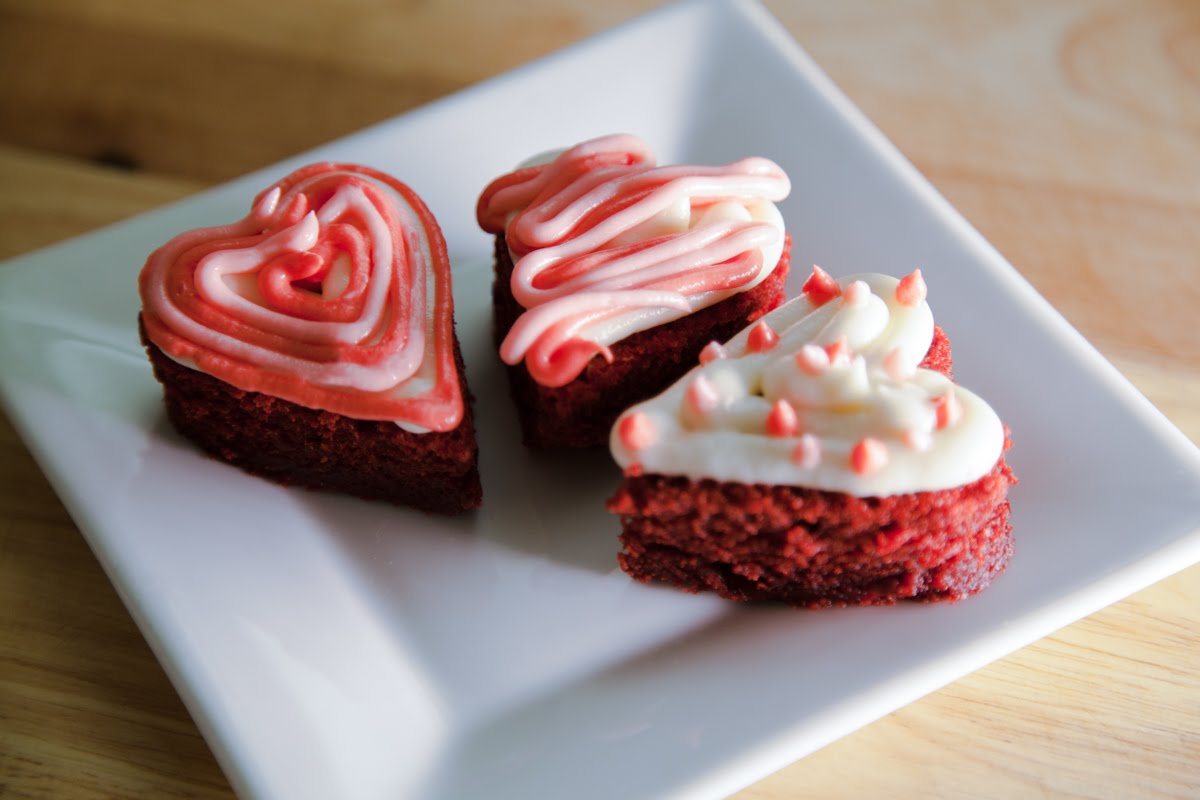 Red Velvet Cake Heart