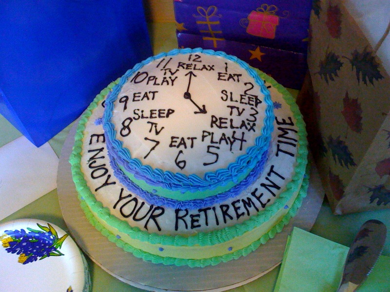 Retirement Party Cake