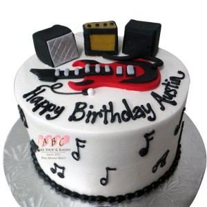 Rock'n Roll Birthday Cake