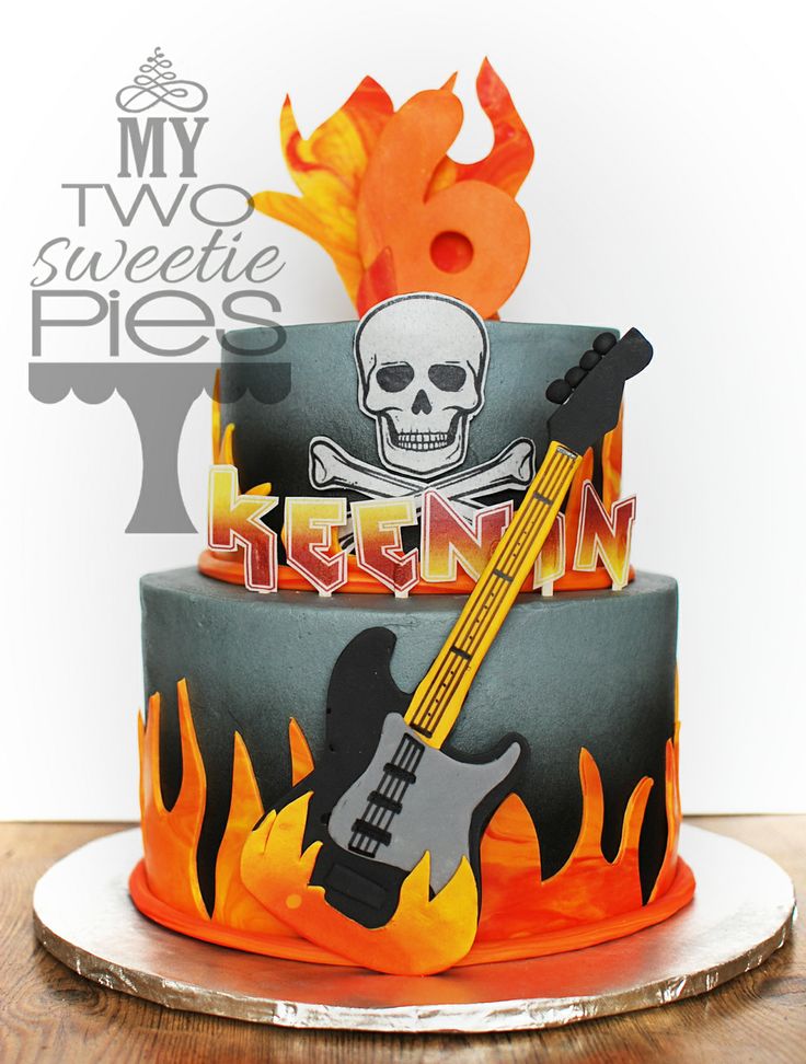 Rock'n Roll Birthday Cake