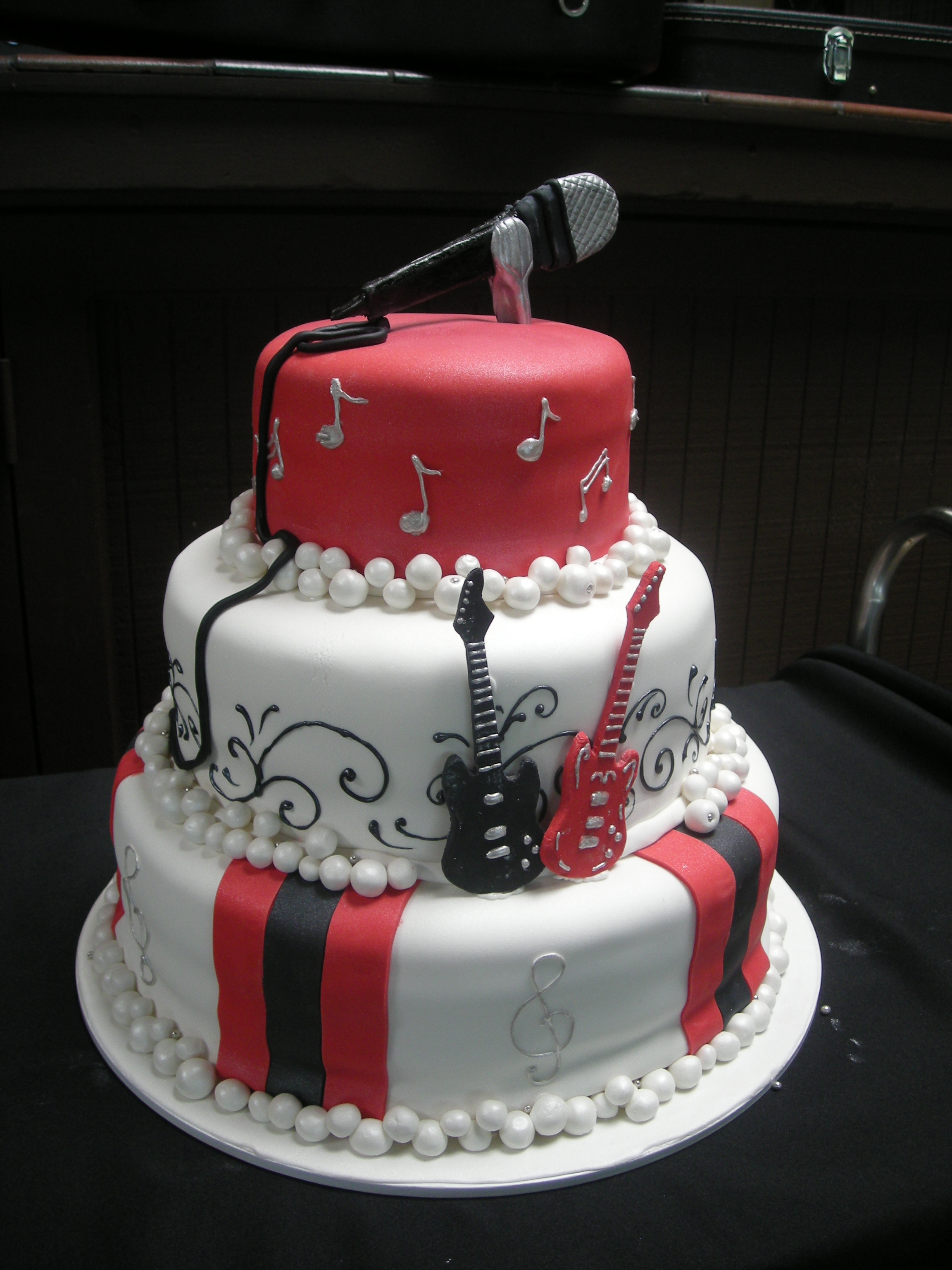 Rock Singer Birthday Cake