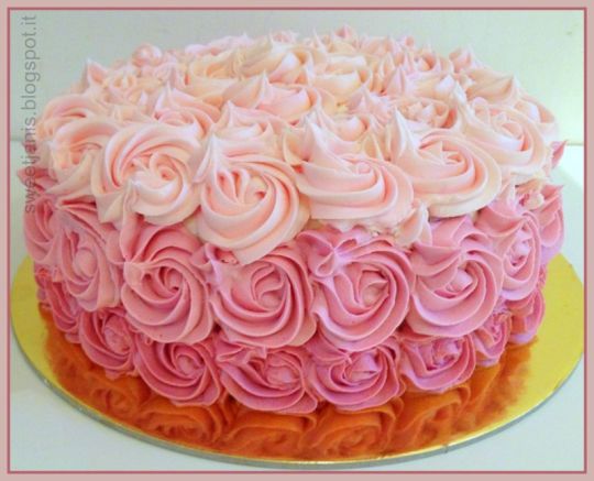 Rose Swirl Cake