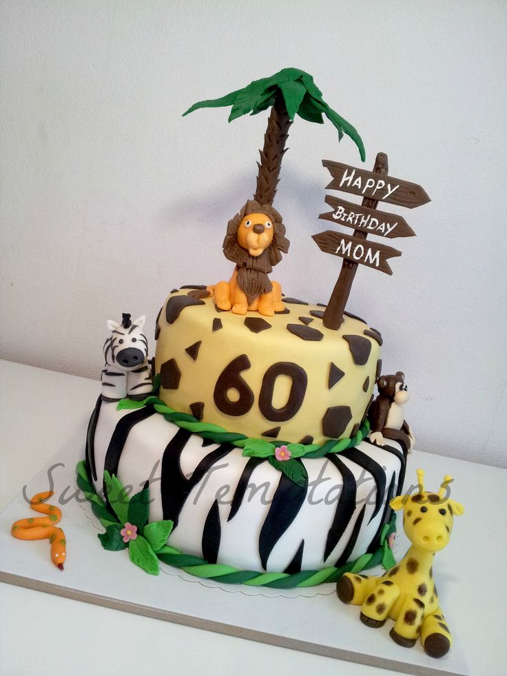 Safari Birthday Cake