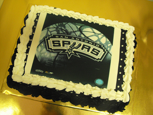 San Antonio Spurs Birthday Cake