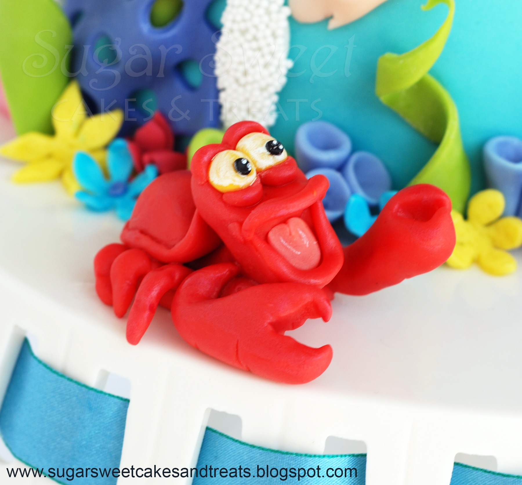 Sebastian Little Mermaid Cake