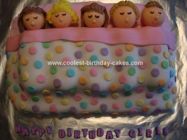 10 Photos of Homemade Slumber Party Birthday Cakes