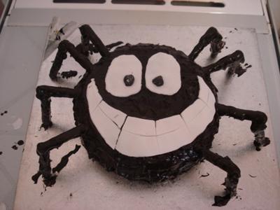 Spider Birthday Cake