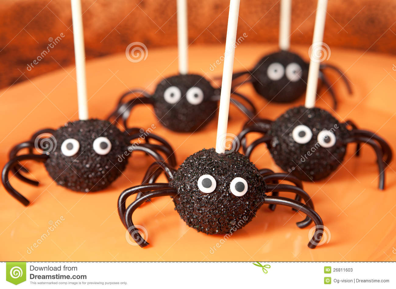 Spider Cake Pops