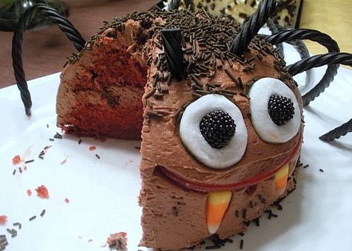 11 Photos of Spider Shaped Cakes