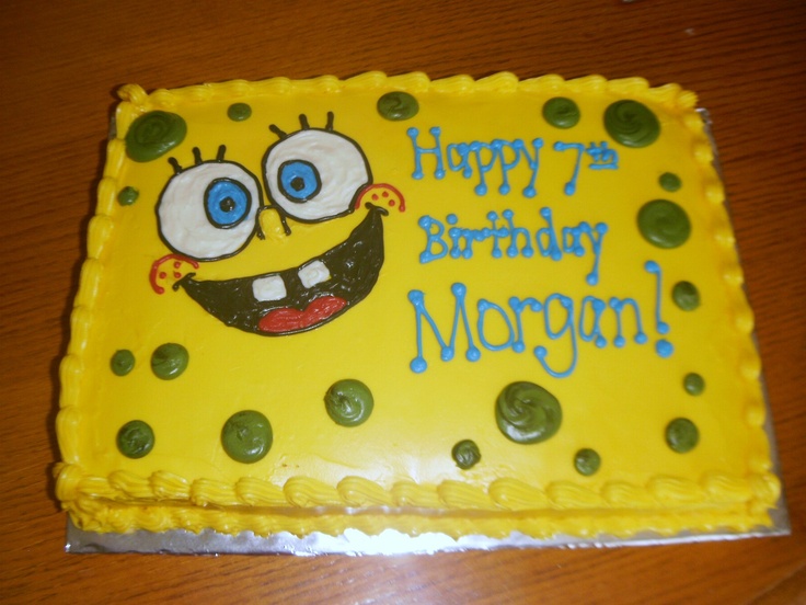 Spongebob Birthday Cake