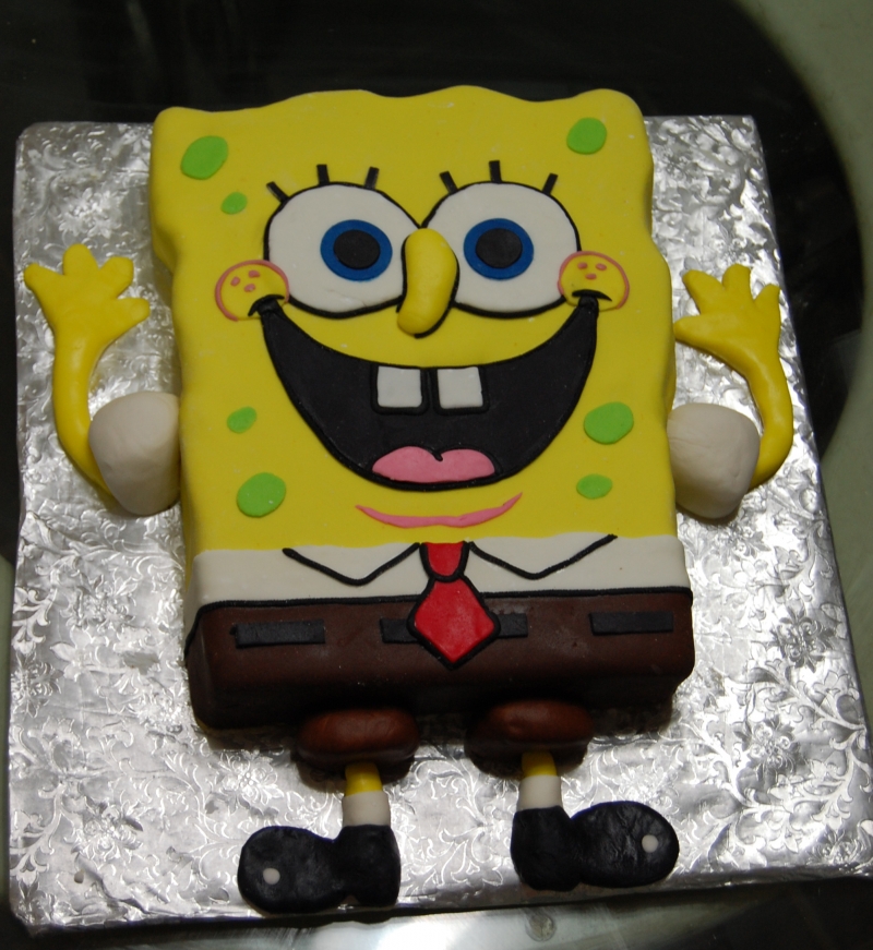 10 Photos of Spongebob Birthday Cakes Kids